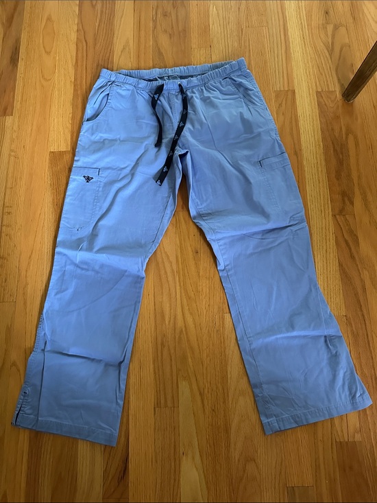 Med Couture Pants - Women’s  ceil Blue Drawstring scrub  Pants
